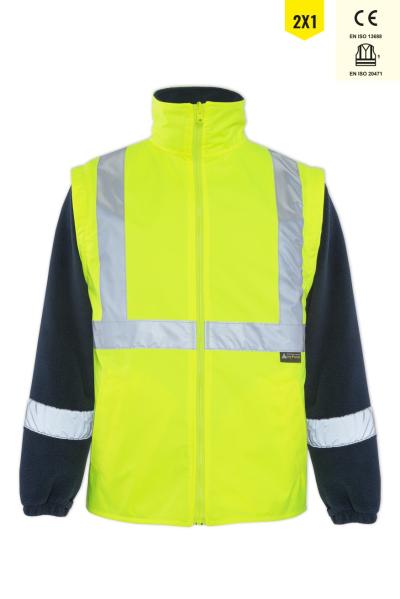 OLYMPUS MAX - BREATHANE HI-VIS TWO - TONE 5 İN 1 INNER VEST SARI/SİYAH